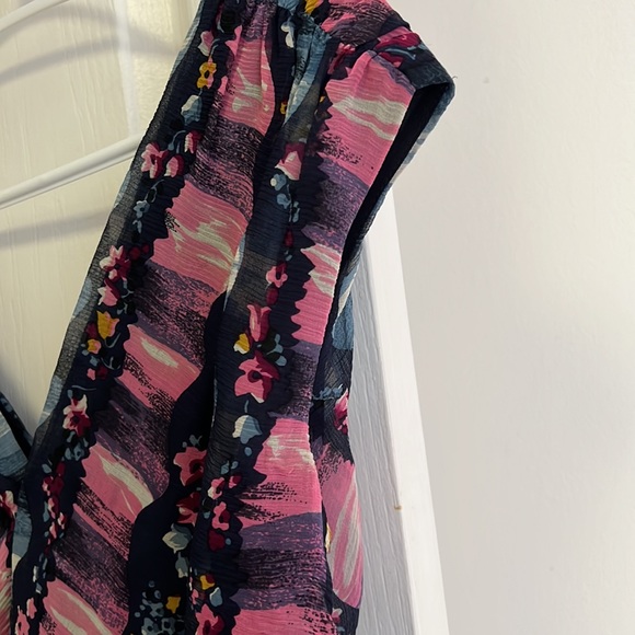 Anna Sui Silk Floral Dress - Picture 6 of 10